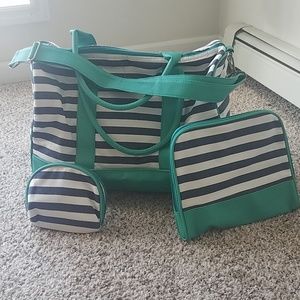 Three-piece tote bag set